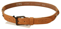 Costume National Light Brown Buckle Waist Belt -   -  Costume National.