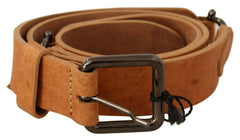 Costume National Light Brown Buckle Waist Belt -   -  Costume National.
