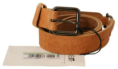 Costume National Light Brown Buckle Waist Belt -   -  Costume National.