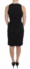 DAIZY SHELY Black Sheath Party Evening Knee Length Dress -   -  DAIZY SHELY.