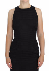DAIZY SHELY Black Sheath Party Evening Knee Length Dress -   -  DAIZY SHELY.