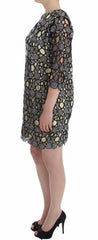 Lanre Da Silva Ajayi Black Cream Sheath Dress Shift Mini Dress -   -  Lanre Da Silva Ajayi.