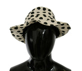 Dolce & Gabbana White 100% Cotton Polka Dot Design Trilby Hat -   -  Dolce & Gabbana.