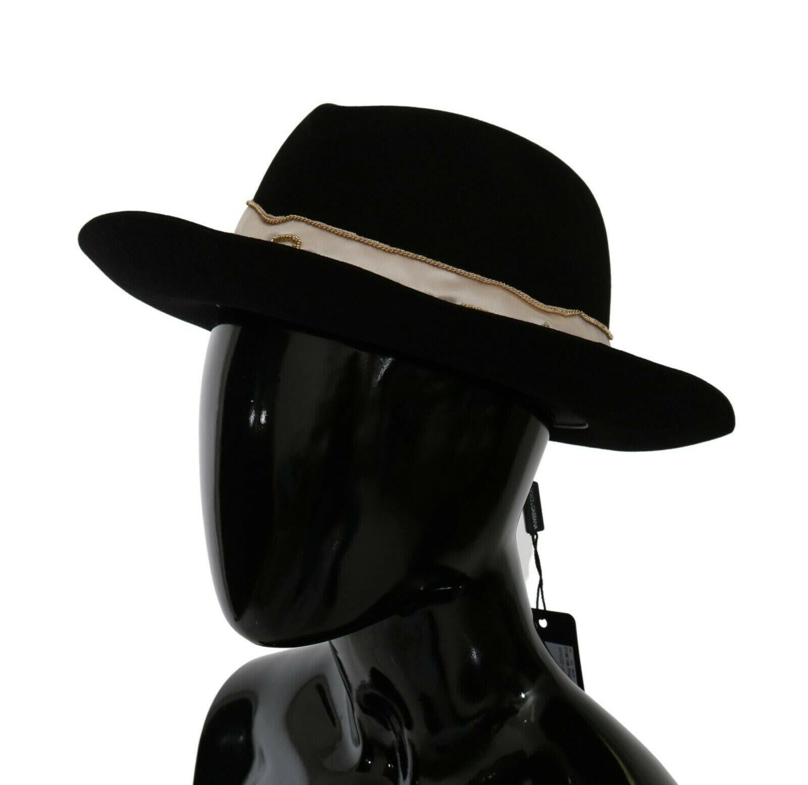 Dolce & Gabbana Black Lapin Amor Gignit Wide Brim Panama Hat -   -  Dolce & Gabbana. Dolce & Gabbana Black Lapin Amor Gignit Wide Brim Panama Hat -   -  Dolce & Gabbana.