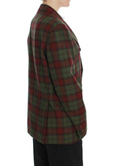 BENCIVENGA Green Wool Double Breasted Bordeaux -   -  BENCIVENGA.