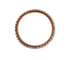 Nialaya Pink Gold 925 Silver Clear CZ Ring -   -  Nialaya.