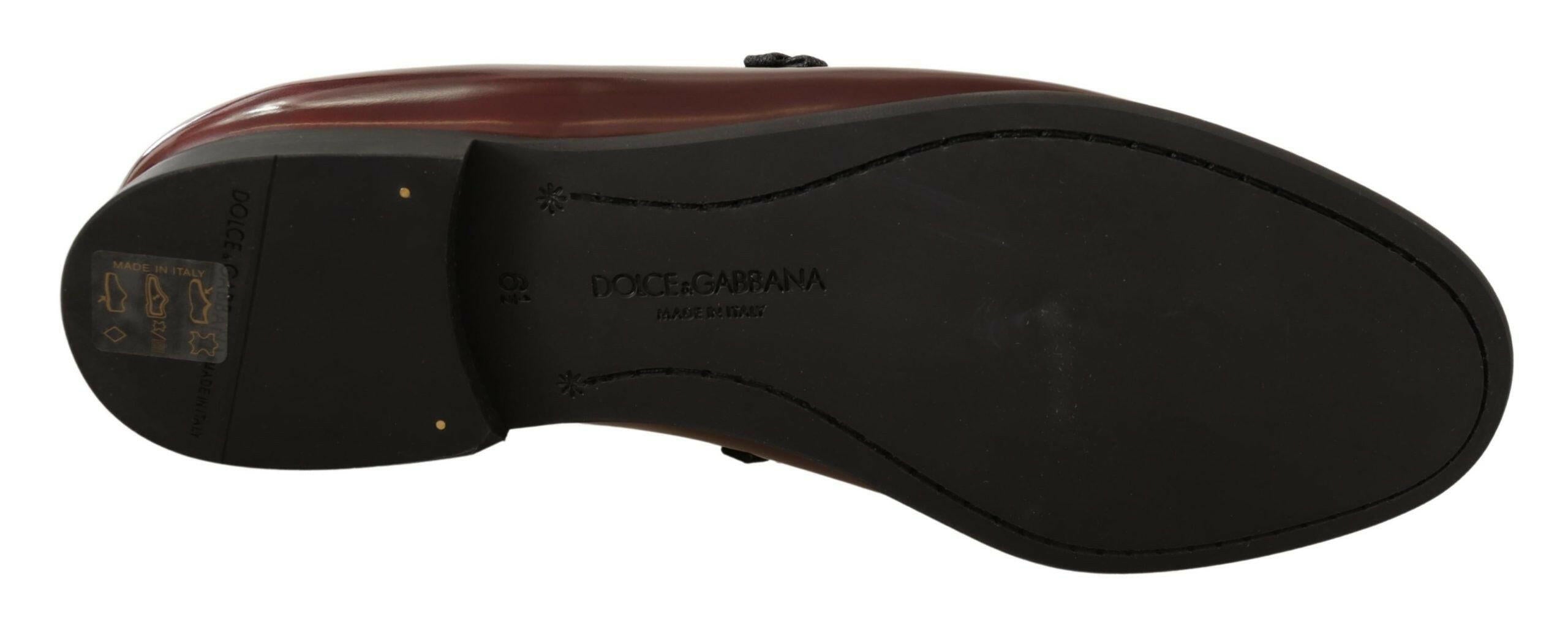 Dolce & Gabbana Bordeaux Patent Leather Dress Loafers Shoes -   -  Dolce & Gabbana. Dolce & Gabbana Bordeaux Patent Leather Dress Loafers Shoes -   -  Dolce & Gabbana.