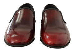 Dolce & Gabbana Bordeaux Patent Leather Dress Loafers Shoes -   -  Dolce & Gabbana.