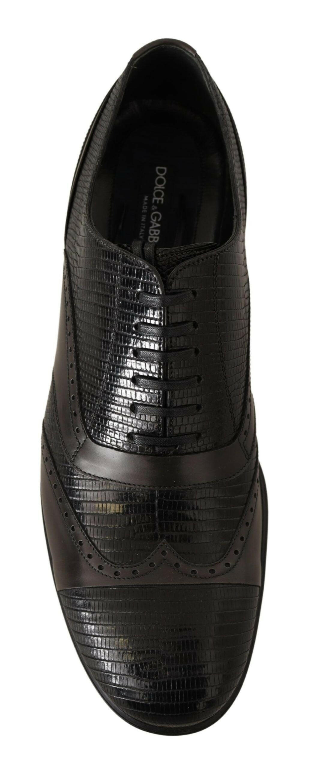 Dolce & Gabbana Brown Lizard Skin Leather Oxford Dress Shoes -   -  Dolce & Gabbana. Dolce & Gabbana Brown Lizard Skin Leather Oxford Dress Shoes -   -  Dolce & Gabbana.