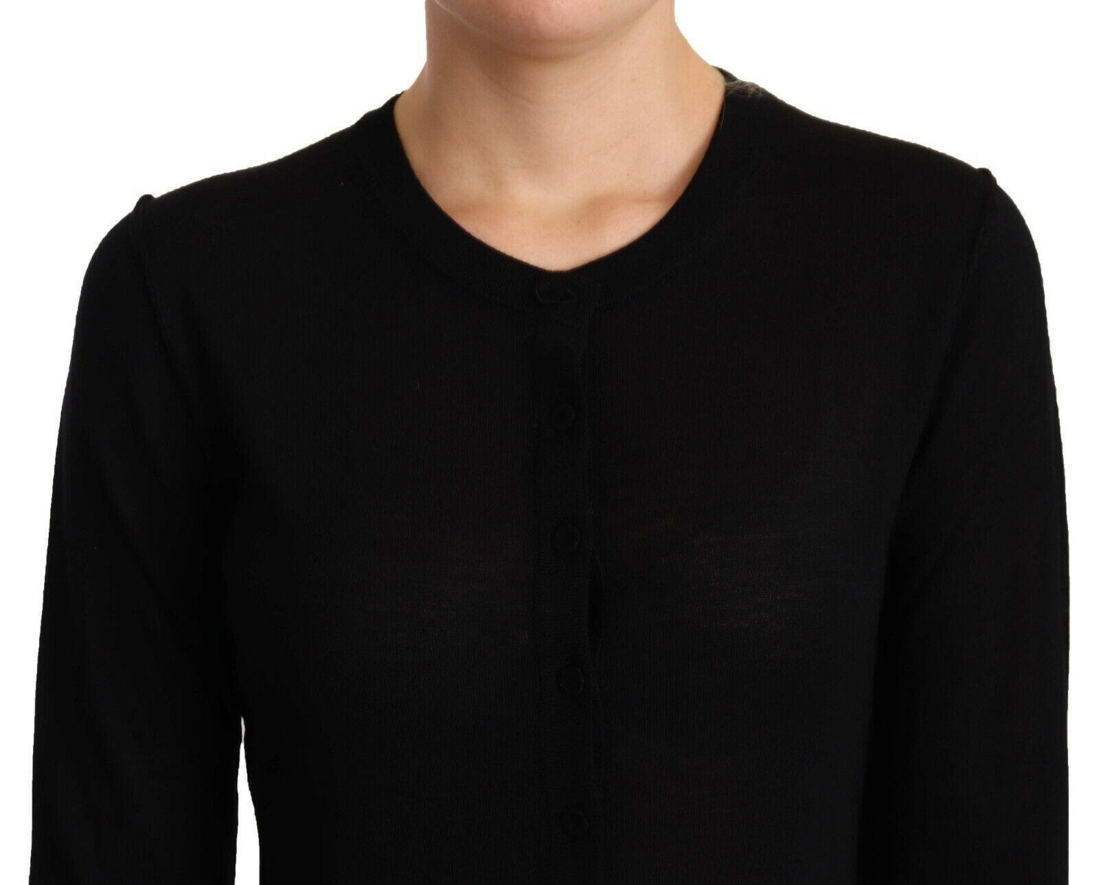 Dolce & Gabbana Black Crewneck Pullover STAFF Sweater Wool -   -  Dolce & Gabbana. Dolce & Gabbana Black Crewneck Pullover STAFF Sweater Wool -   -  Dolce & Gabbana.