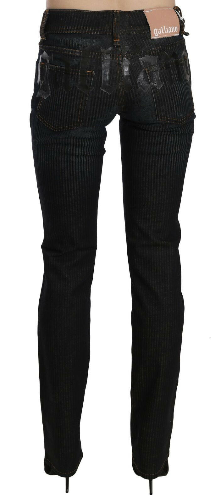 John Galliano Black Mid Waist Slim Fit Corduroy Denim Casual Pants -   -  John Galliano. John Galliano Black Mid Waist Slim Fit Corduroy Denim Casual Pants -   -  John Galliano.