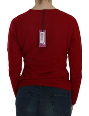 MILA SCHÖN Red Round Neck Pullover Cashmere Sweater -   -  MILA SCHÖN.