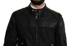 Dolce & Gabbana Black Nylon Full Zip Men Bomber Coat Jacket -   -  Dolce & Gabbana.
