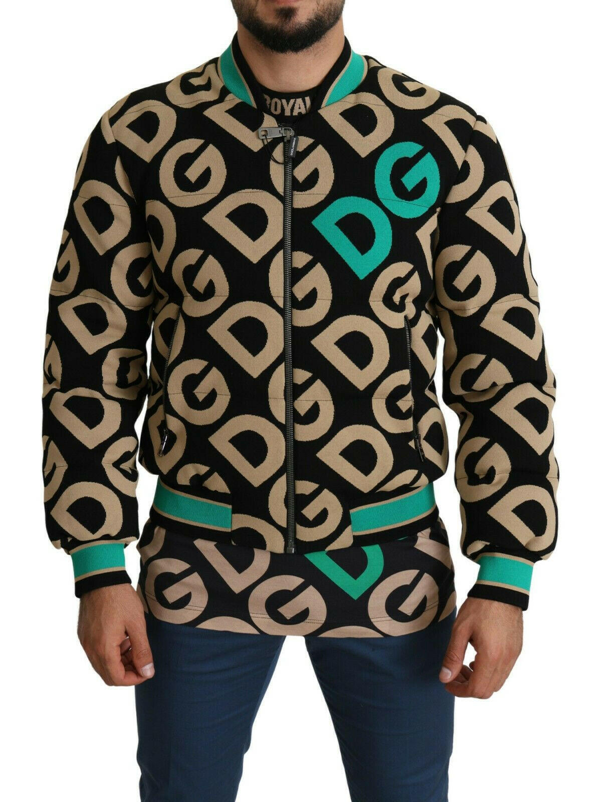 Dolce & Gabbana Multicolor DGMILLENNIALS Logo Print Jacket -   -  Dolce & Gabbana.