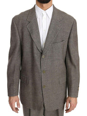 Fendi Brown Wool Regular Single  Breasted Suit -   -  Fendi.