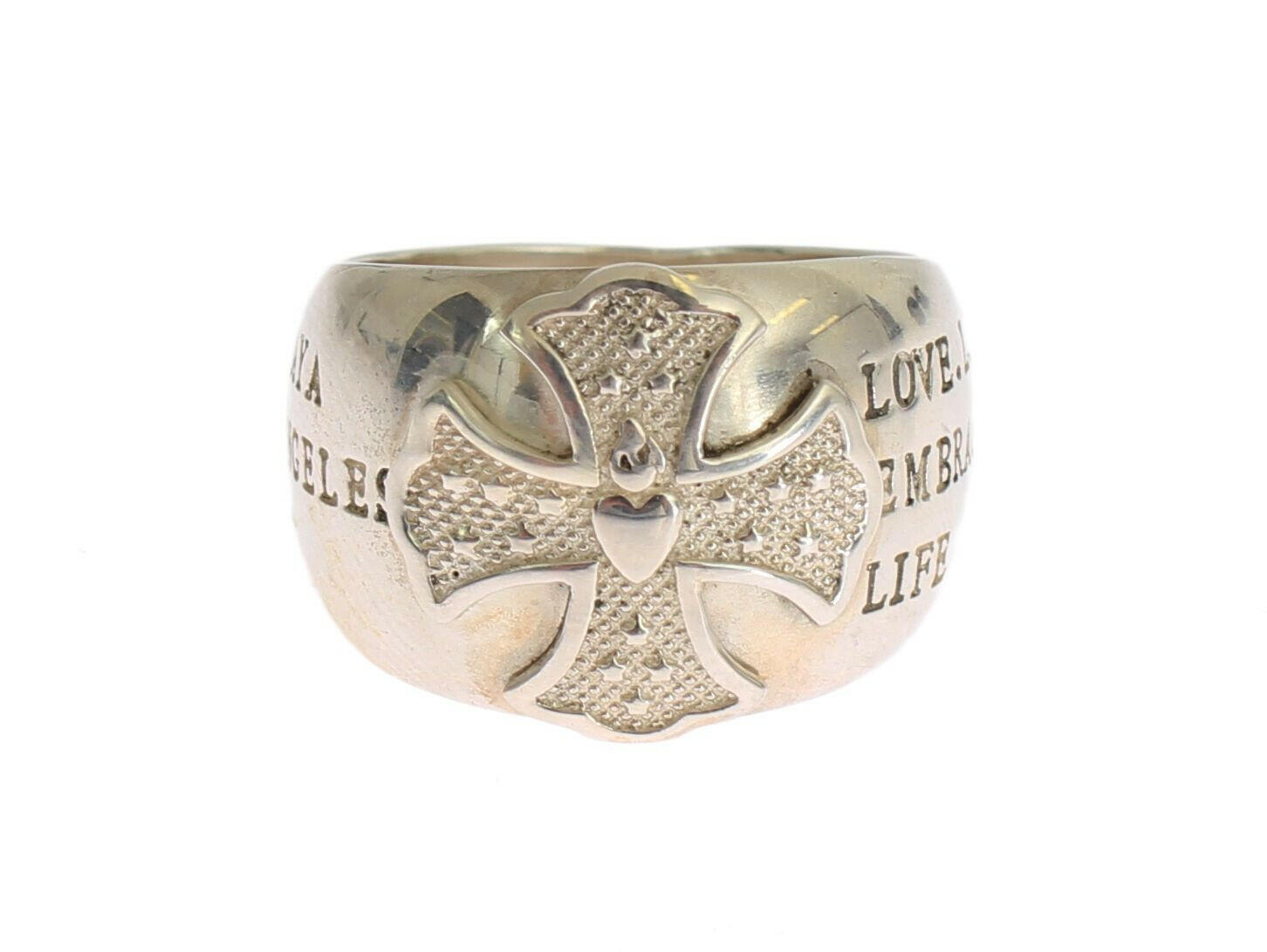 Nialaya Silver Cross Womens 925 Sterling Ring -   -  Nialaya.