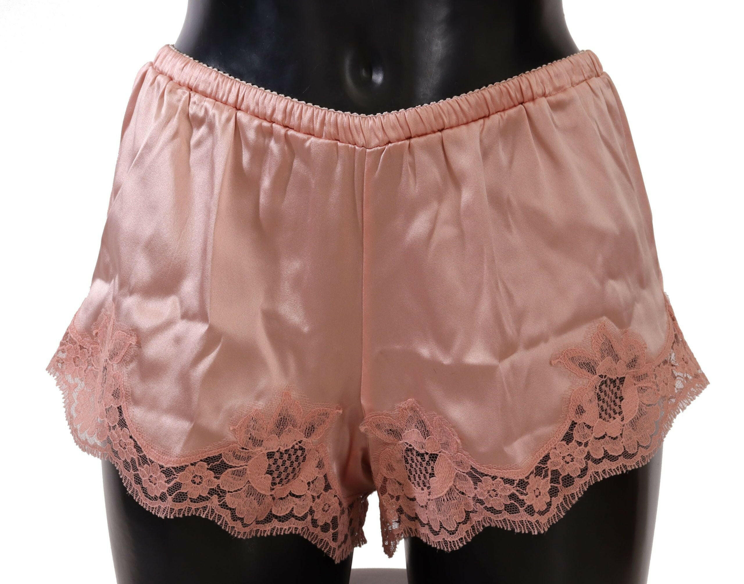 Dolce & Gabbana Pink Floral Lace Lingerie Underwear -   -  Dolce & Gabbana.
