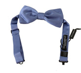 Dolce & Gabbana Purple 100% Silk Adjustable Neck Papillon Bow Tie -  Neckties, Men -  Dolce & Gabbana.