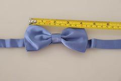 Dolce & Gabbana Purple 100% Silk Adjustable Neck Papillon Bow Tie -  Neckties, Men -  Dolce & Gabbana.
