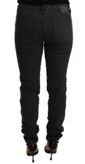 PINKO Black Cotton Stretch Skinny Mid Waist Women Denim Jeans -   -  PINKO.