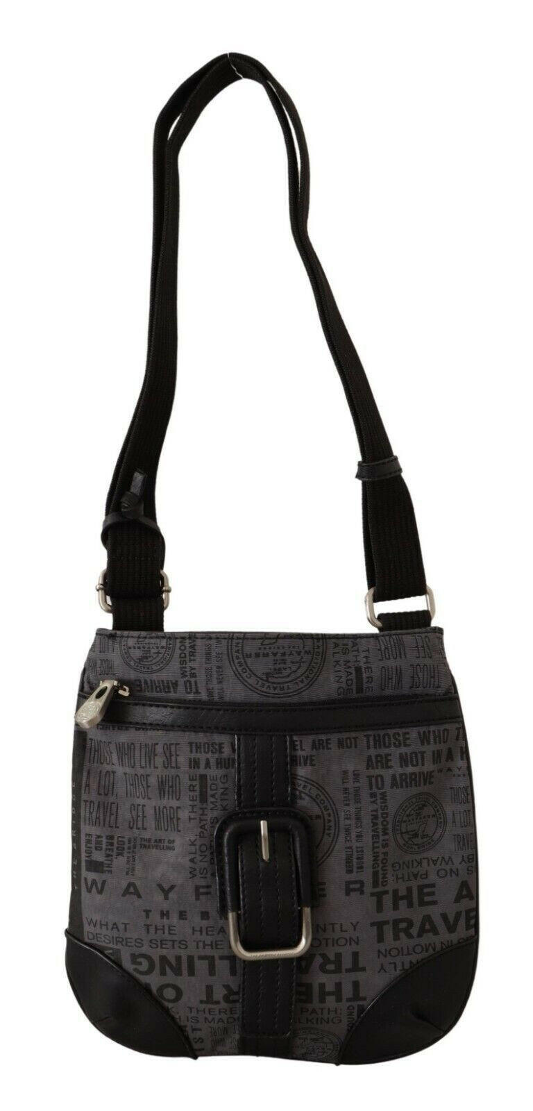 WAYFARER Gray Printed Logo Shoulder Crossbody Purse Bag -  Luxury Cross Body Bag for Women -  WAYFARER. WAYFARER Gray Printed Logo Shoulder Crossbody Purse Bag -  Luxury Cross Body Bag for Women -  WAYFARER.