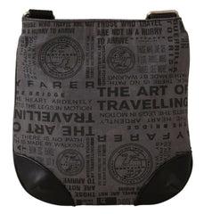WAYFARER Gray Printed Logo Shoulder Crossbody Purse Bag -  Luxury Cross Body Bag for Women -  WAYFARER.