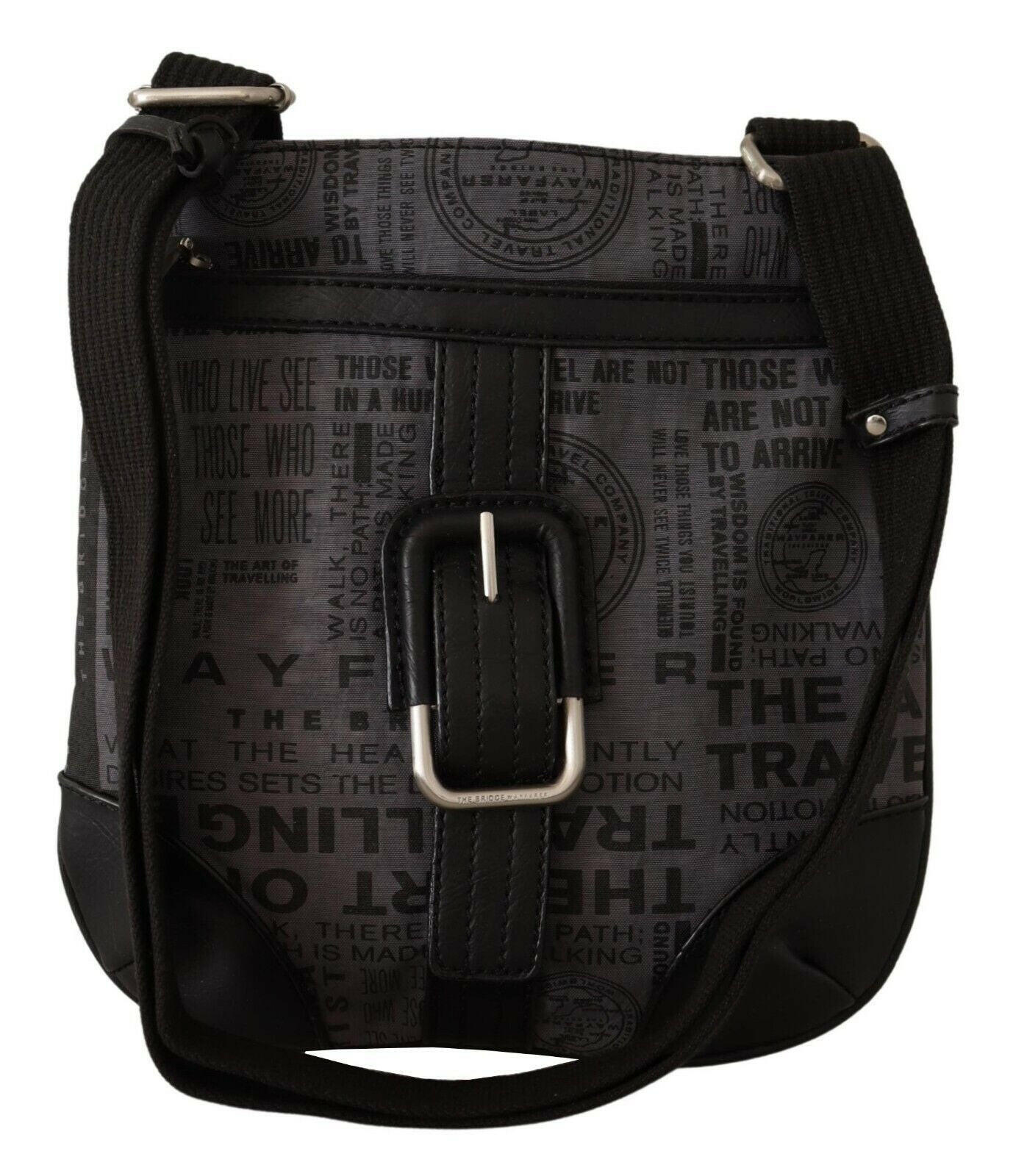 WAYFARER Gray Printed Logo Shoulder Crossbody Purse Bag -  Luxury Cross Body Bag for Women -  WAYFARER.