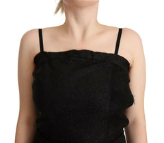 La Maison du Couturier Black Spaghetti Strap Jumpsuit Dress -   -  La Maison du Couturier.