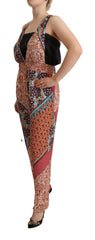 PINKO Multicolor Viscose Floral Print Women Jumpsuit Dress -   -  PINKO.