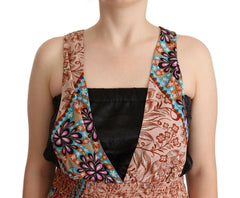 PINKO Multicolor Viscose Floral Print Women Jumpsuit Dress -   -  PINKO.