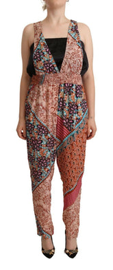 PINKO Multicolor Viscose Floral Print Women Jumpsuit Dress -   -  PINKO.