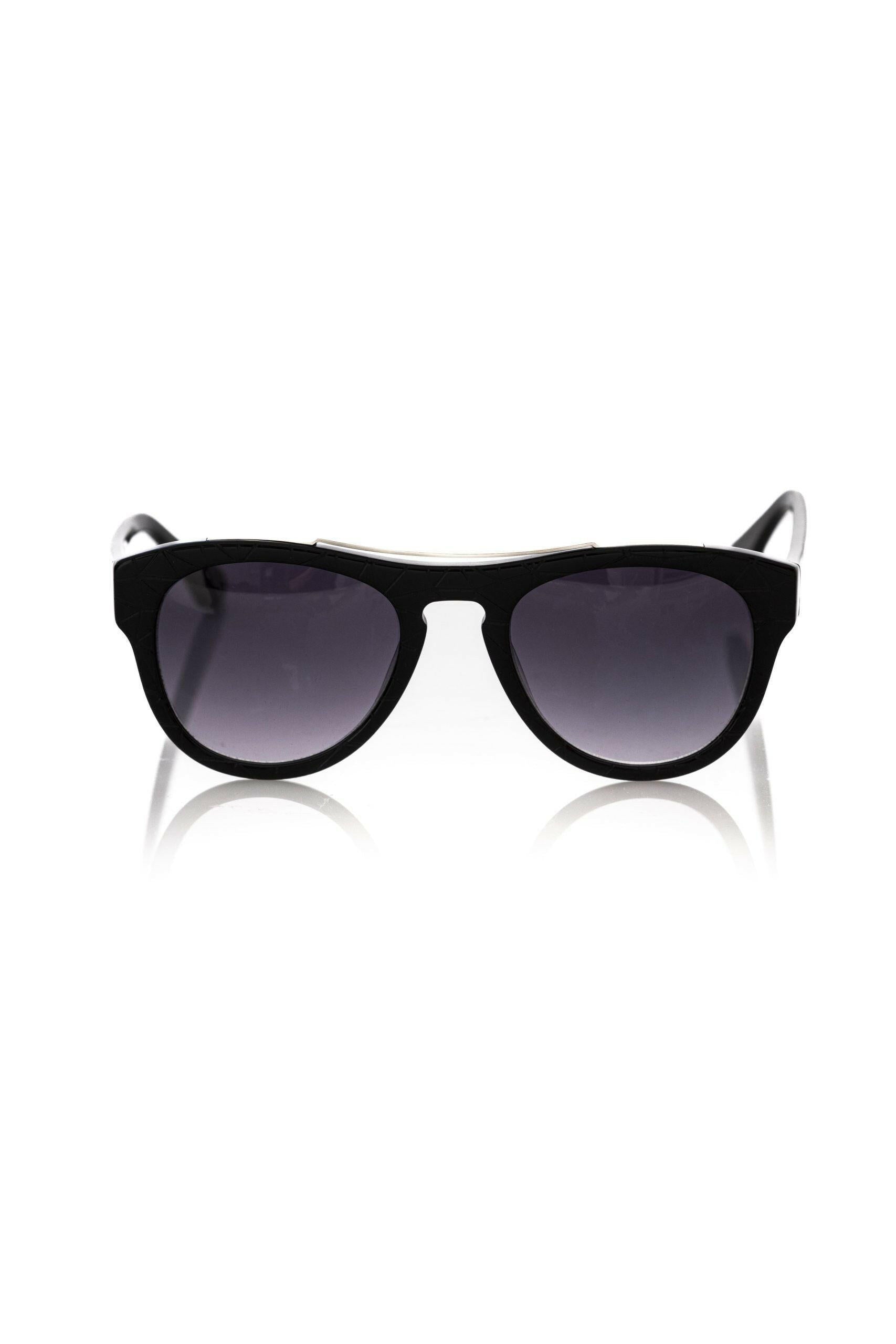 Frankie Morello Black Acetate Men Sunglasses -   -  Frankie Morello.