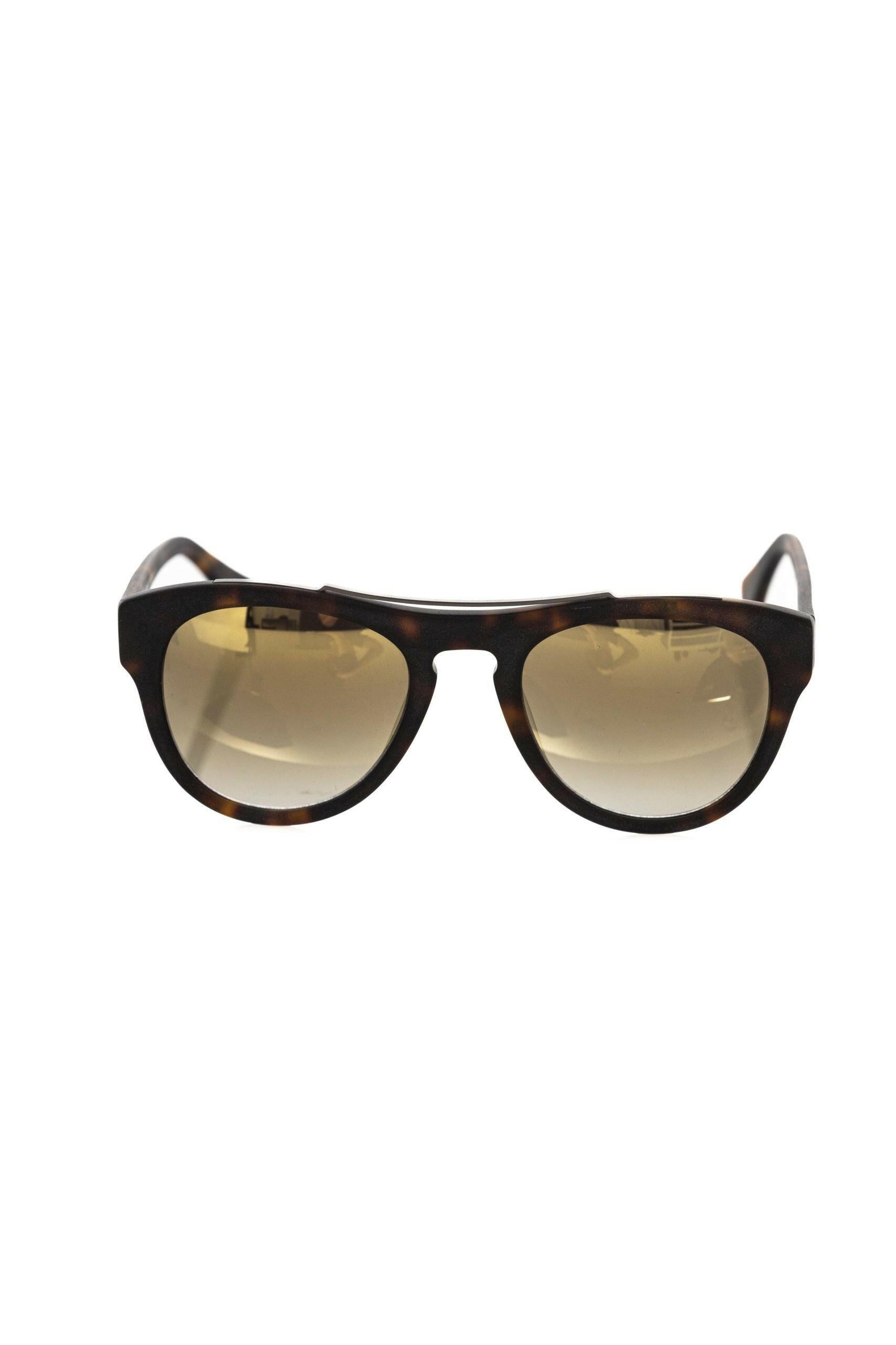 Frankie Morello Brown Acetate Men Sunglasses -   -  Frankie Morello.
