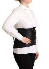 Dolce & Gabbana Black Corset Belt Stretch Waist Strap Top -   -  Dolce & Gabbana.