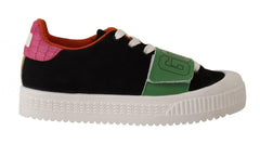 GCDS Multicolor Suede Low Top Lace Up Women Sneakers Shoes -   -  GCDS.