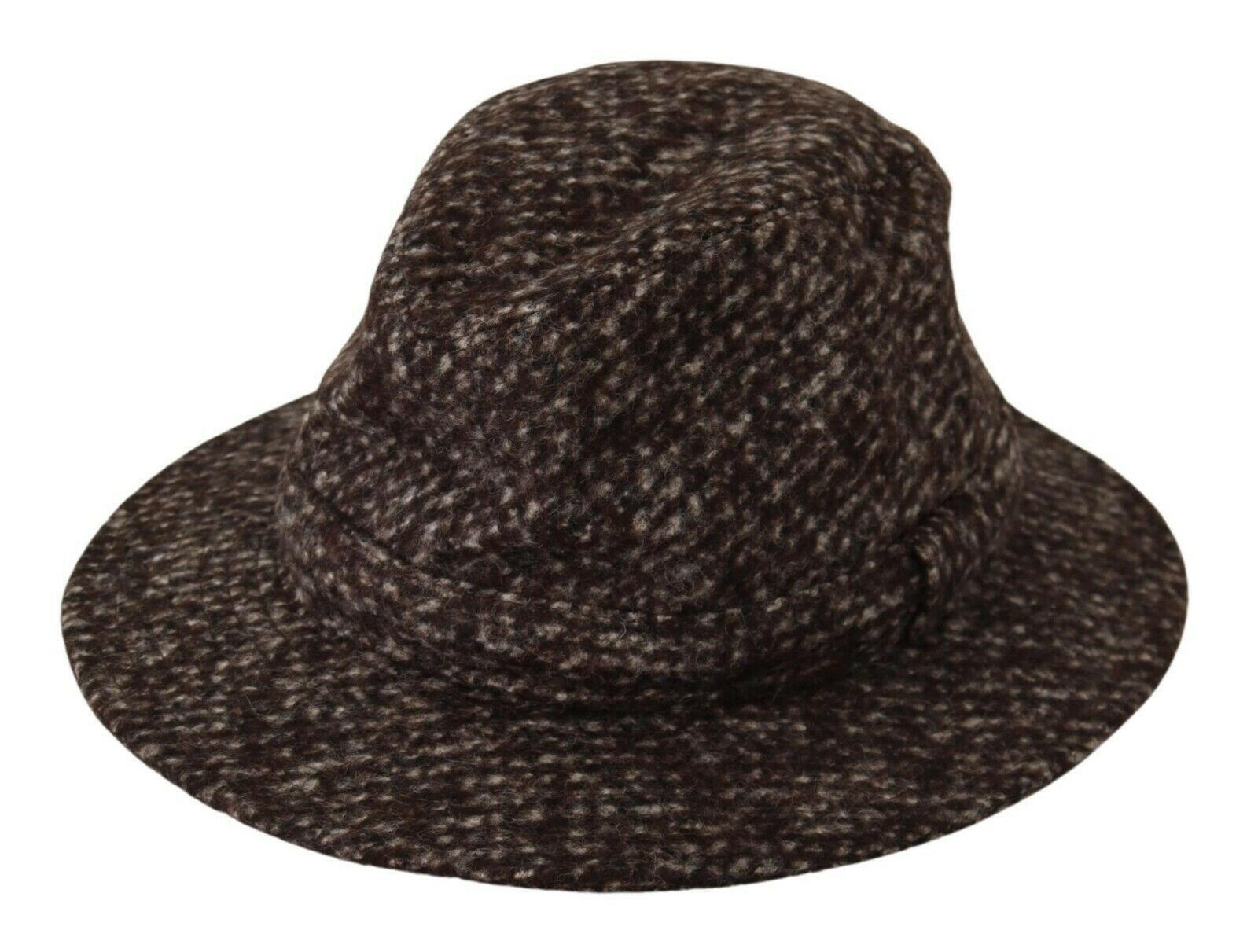 Dolce & Gabbana Gray Melange Blended Textured Tweed Hat -   -  Dolce & Gabbana. Dolce & Gabbana Gray Melange Blended Textured Tweed Hat -   -  Dolce & Gabbana.