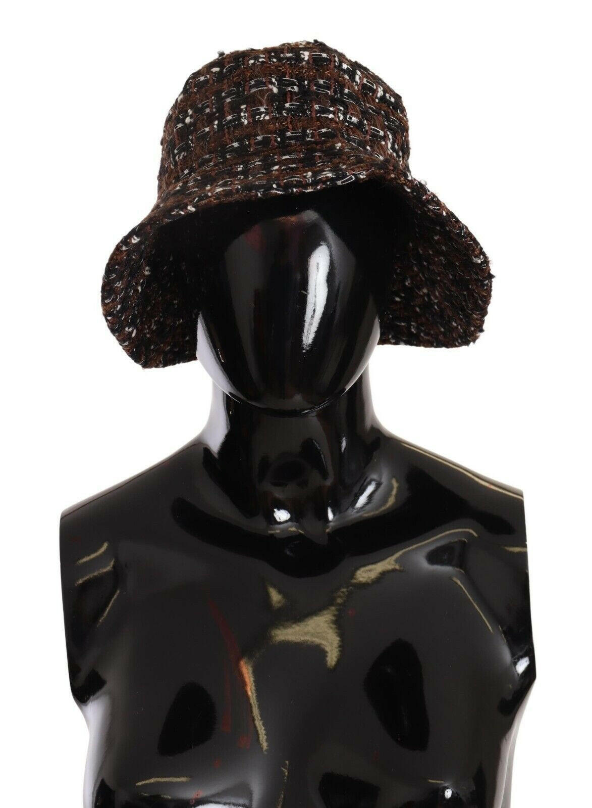 Dolce & Gabbana Multicolor Fabric Woven Wide Brim Bucket Hat -   -  Dolce & Gabbana.