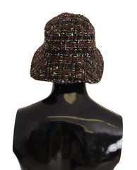 Dolce & Gabbana Multicolor Fabric Woven Wide Brim Bucket Hat -   -  Dolce & Gabbana.
