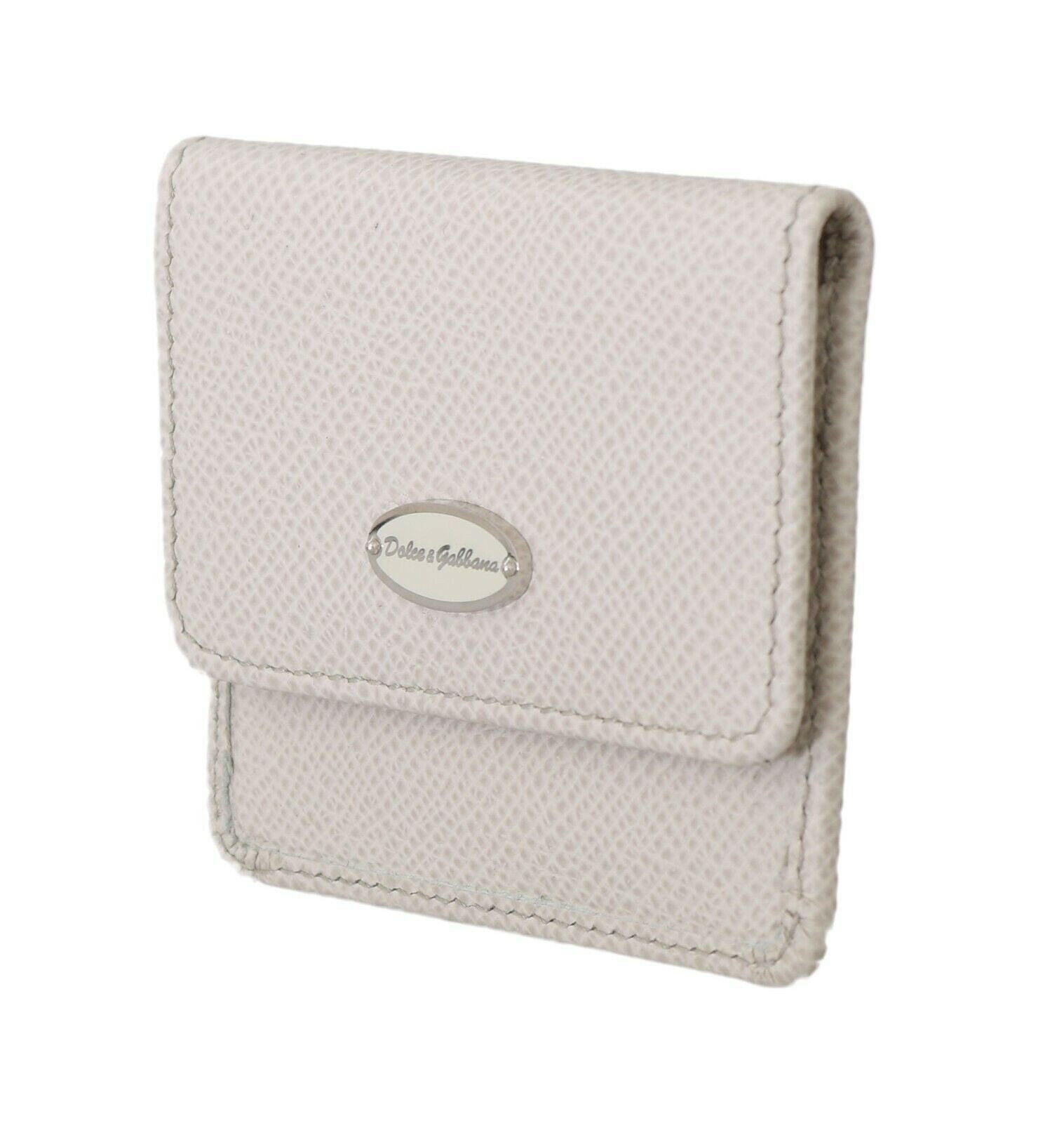 Dolce & Gabbana White Dauphine Leather Holder Pocket Wallet Condom Case -  Leather Condom Wallet for Men -  Dolce & Gabbana. Dolce & Gabbana White Dauphine Leather Holder Pocket Wallet Condom Case -  Leather Condom Wallet for Men -  Dolce & Gabbana.