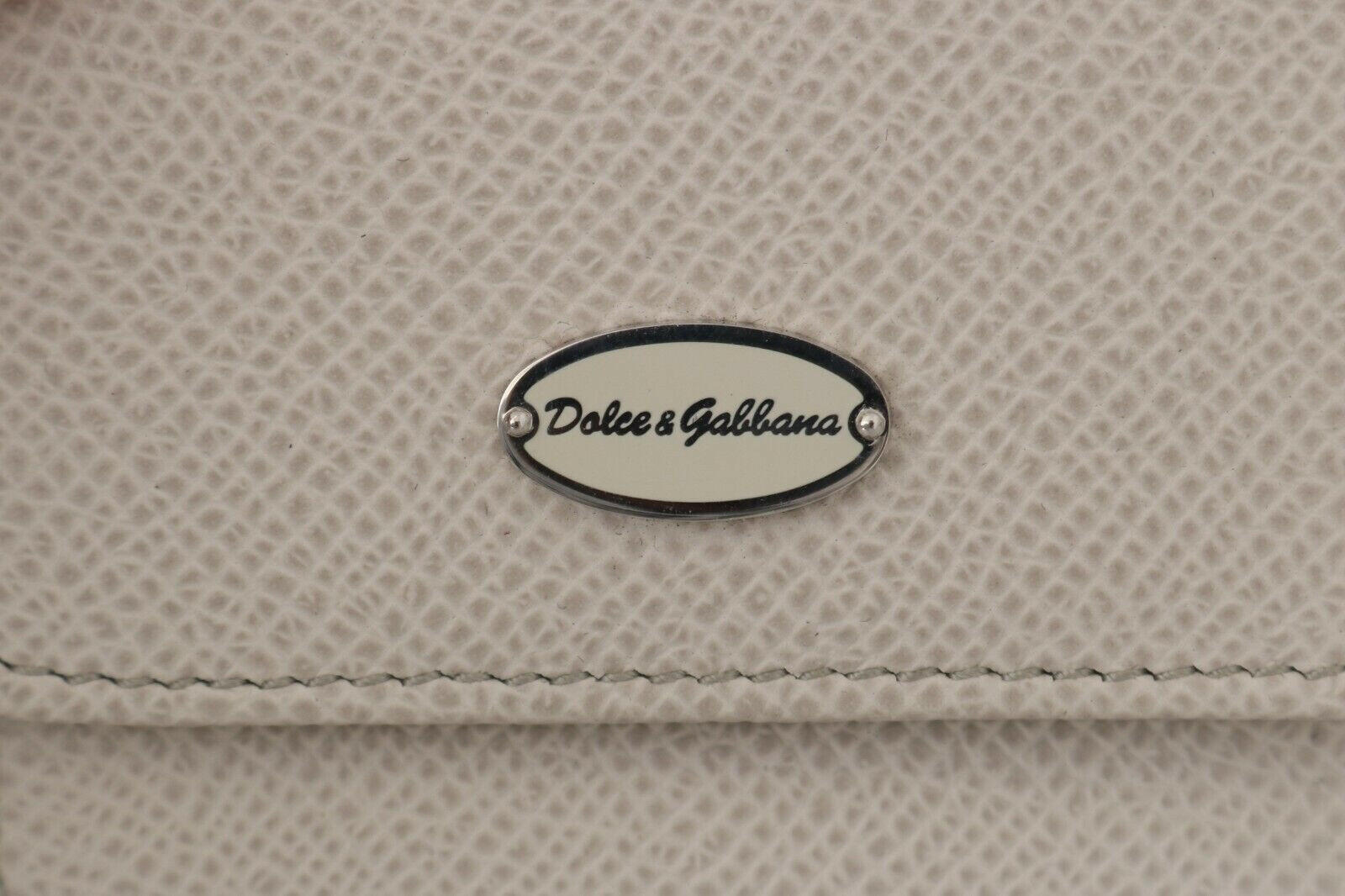 Dolce & Gabbana White Dauphine Leather Holder Pocket Wallet Condom Case -  Leather Condom Wallet for Men -  Dolce & Gabbana. Dolce & Gabbana White Dauphine Leather Holder Pocket Wallet Condom Case -  Leather Condom Wallet for Men -  Dolce & Gabbana.
