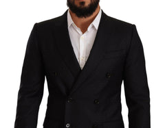Dolce & Gabbana Black Dotted Double Breasted MARTINI Jacket -   -  Dolce & Gabbana.