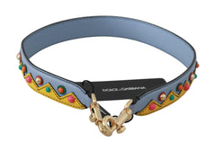 Dolce & Gabbana Blue Handbag Accessory Shoulder Strap Leather - - Dolce & Gabbana.