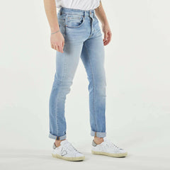 Don The Fuller Light Blue Cotton Men Jeans -   -  Don The Fuller.
