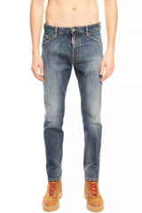 Dsquared² Navy Distressed 'Cool Guy Jean' Denim Pants -   -  Dsquared².