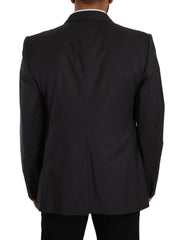 Dolce & Gabbana Gray Double Breasted 2 Piece SICILIA Blazer -   -  Dolce & Gabbana.