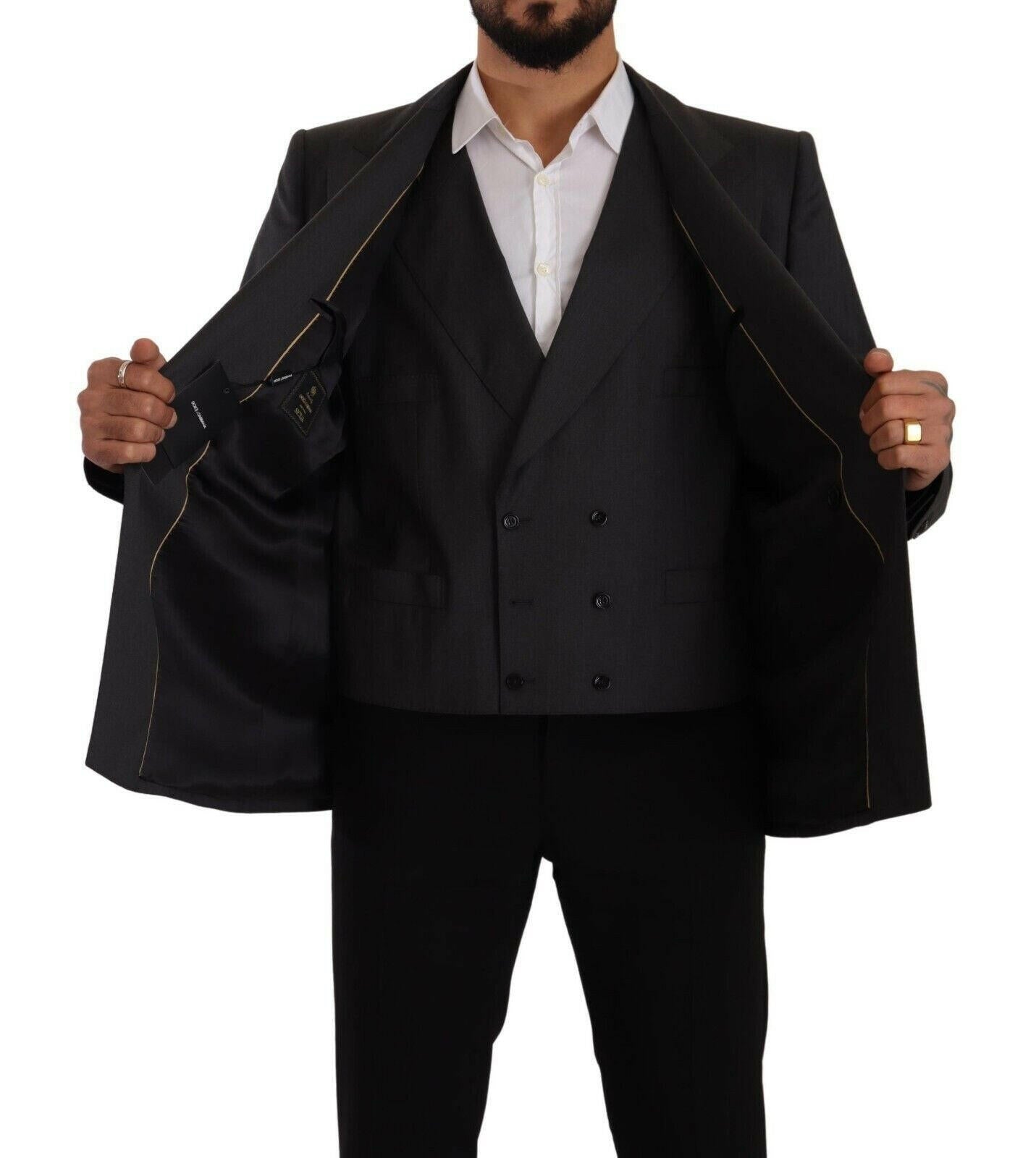 Dolce & Gabbana Gray Double Breasted 2 Piece SICILIA Blazer -   -  Dolce & Gabbana. Dolce & Gabbana Gray Double Breasted 2 Piece SICILIA Blazer -   -  Dolce & Gabbana.