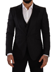 Dolce & Gabbana Black Slim Fit 2 Piece SICILIA Blazer -   -  Dolce & Gabbana.