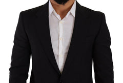 Dolce & Gabbana Black Slim Fit Vest 2 Button MARTINI Blazer -   -  Dolce & Gabbana.