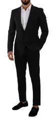 Dolce & Gabbana Black Slim Fit Vest 2 Button MARTINI Blazer -   -  Dolce & Gabbana.