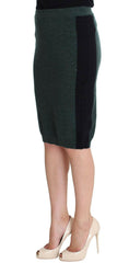 MILA SCHÖN Green Wool Blend Pencil Skirt -   -  MILA SCHÖN.